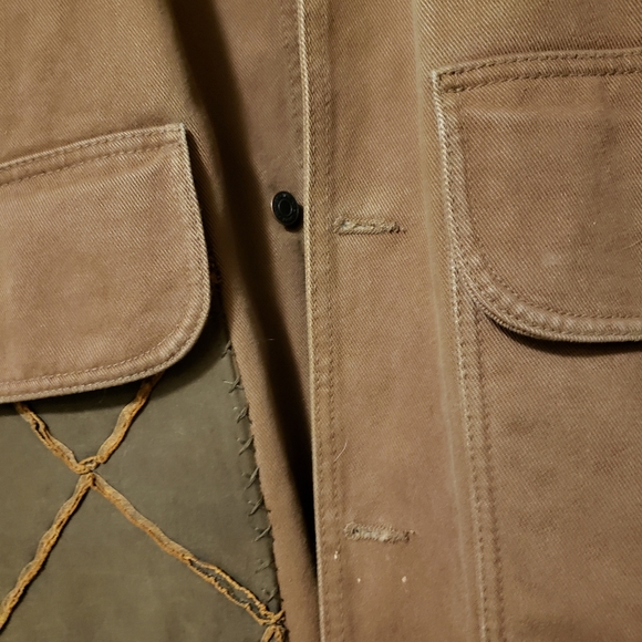 Woodshop Mullet Custom International Denim Work Jacket Visible Mending Style - Picture 10 of 15